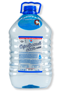 "Бехтемирская Минеральная вода - Серебряный ключ плюс" негазированная 5 л